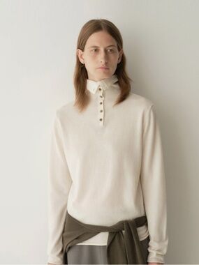 Insis - Merino Wool Two-way Collar Top